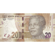 P144 South Africa - 20 Rand Year 2018 (Comm)